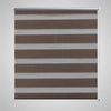 Vidaxl Duo Roller Blind 120 x 230 cm Kaffeebraun