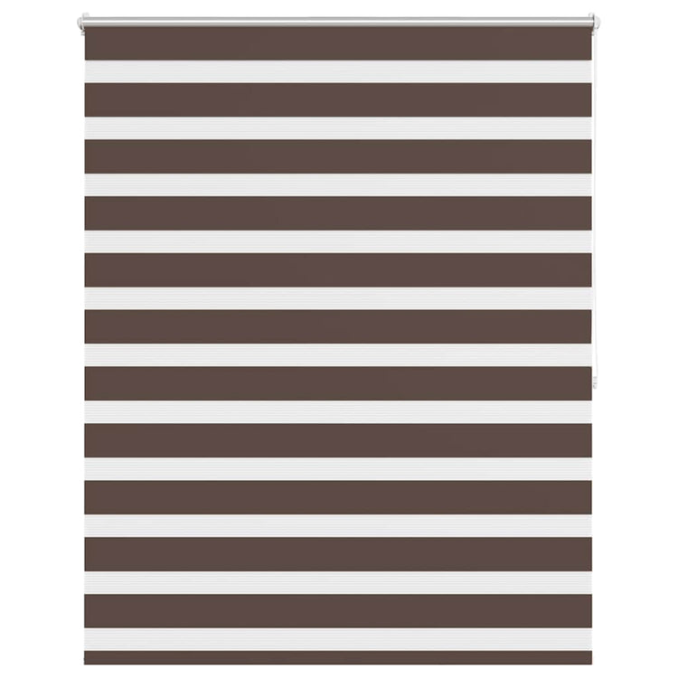 Vidaxl Duo Roller Blind 140 x 175 cm Kaffeebraun