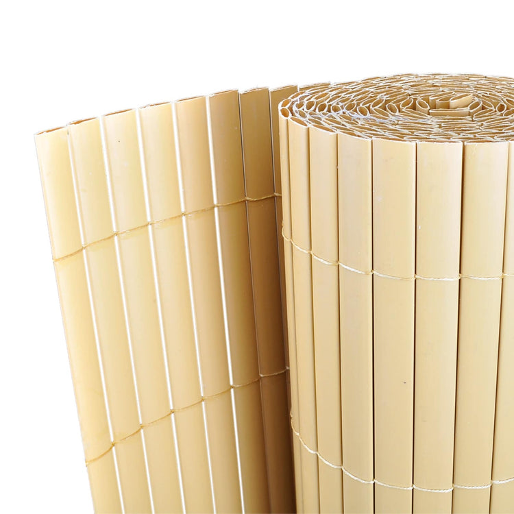 Vidaxxl Zaunelemente aus gelbem PVC