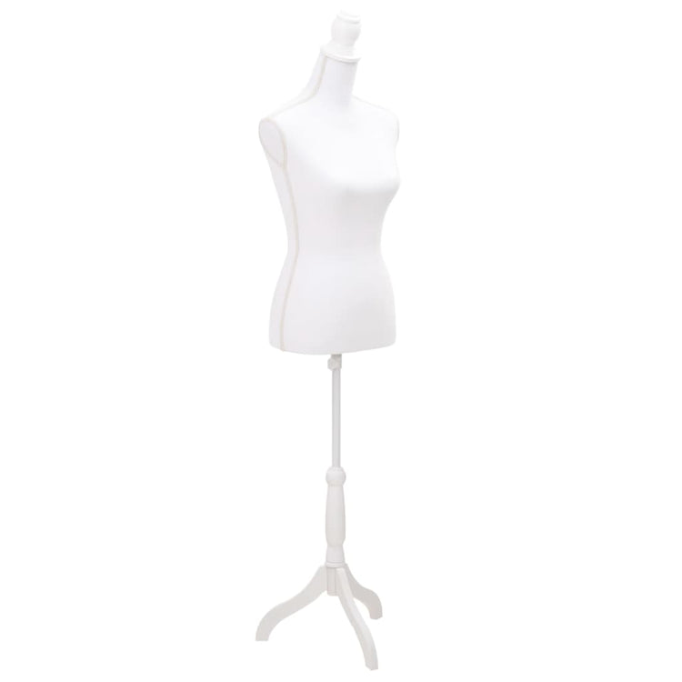 Vidaxl Estalage Doll Torso Frau Weiß