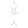 Vidaxl Estalage Doll Torso Frau Weiß