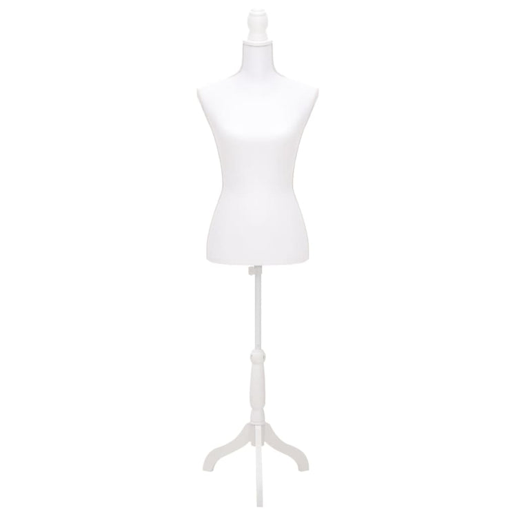 Vidaxl Estalage Doll Torso Frau Weiß