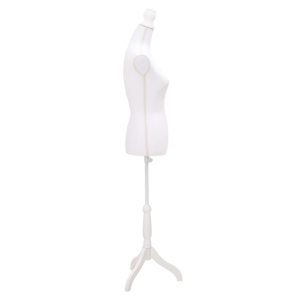 Vidaxl Estalage Doll Torso Frau Weiß
