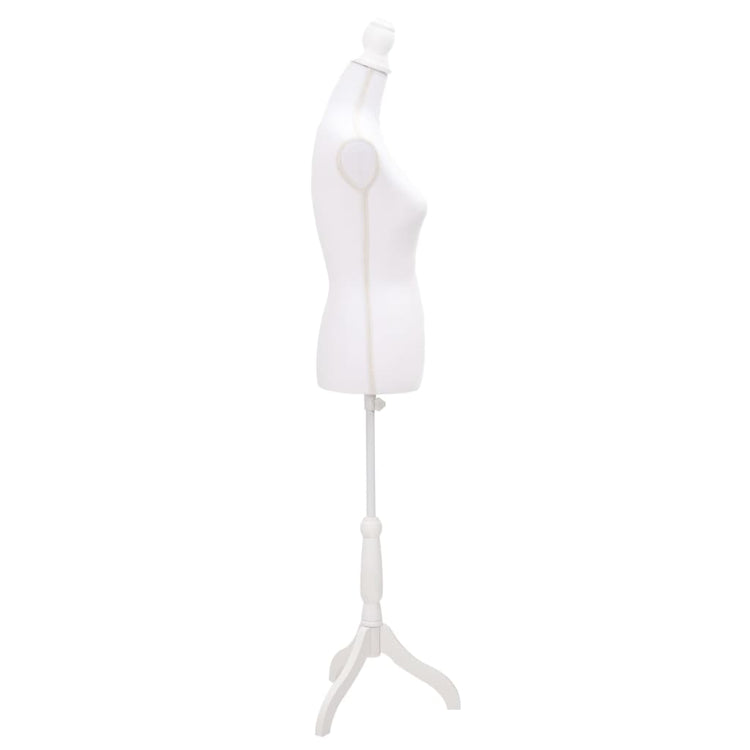 Vidaxl Estalage Doll Torso Frau Weiß