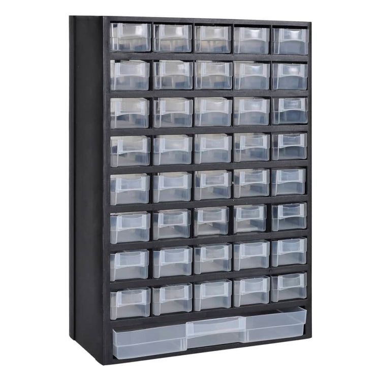 Vidaxl Toolbox -Kunststoff mit 41 Schubladen