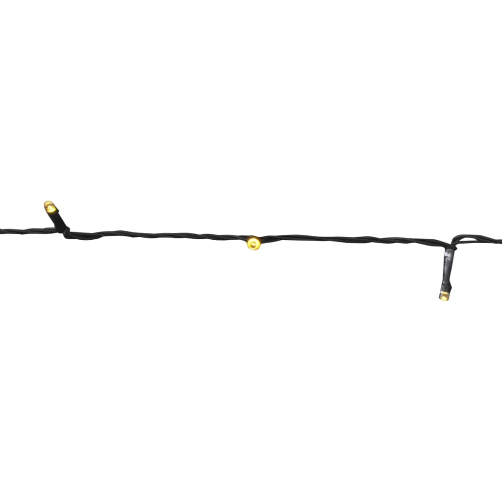 Vidaxl LED Light Cord Solar warmes Weiß