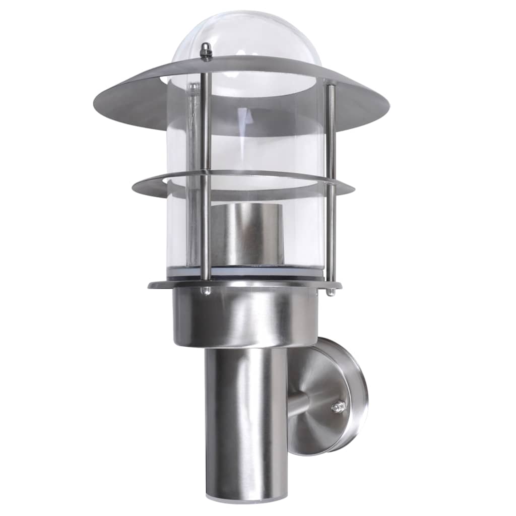 Vidaxl Wandlampe Edelstahl