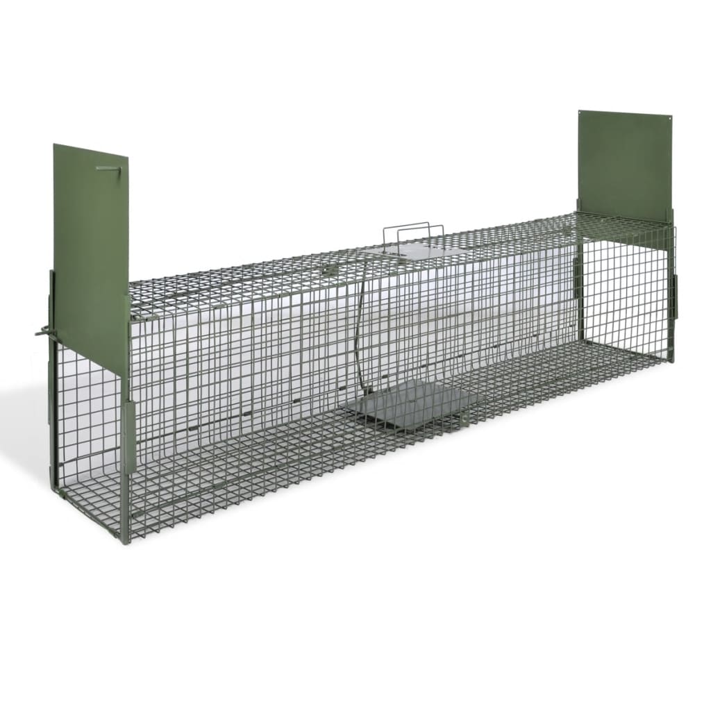 VIDAXL -Tierfalle mit 2 Türen 150 x 30 x 30 cm