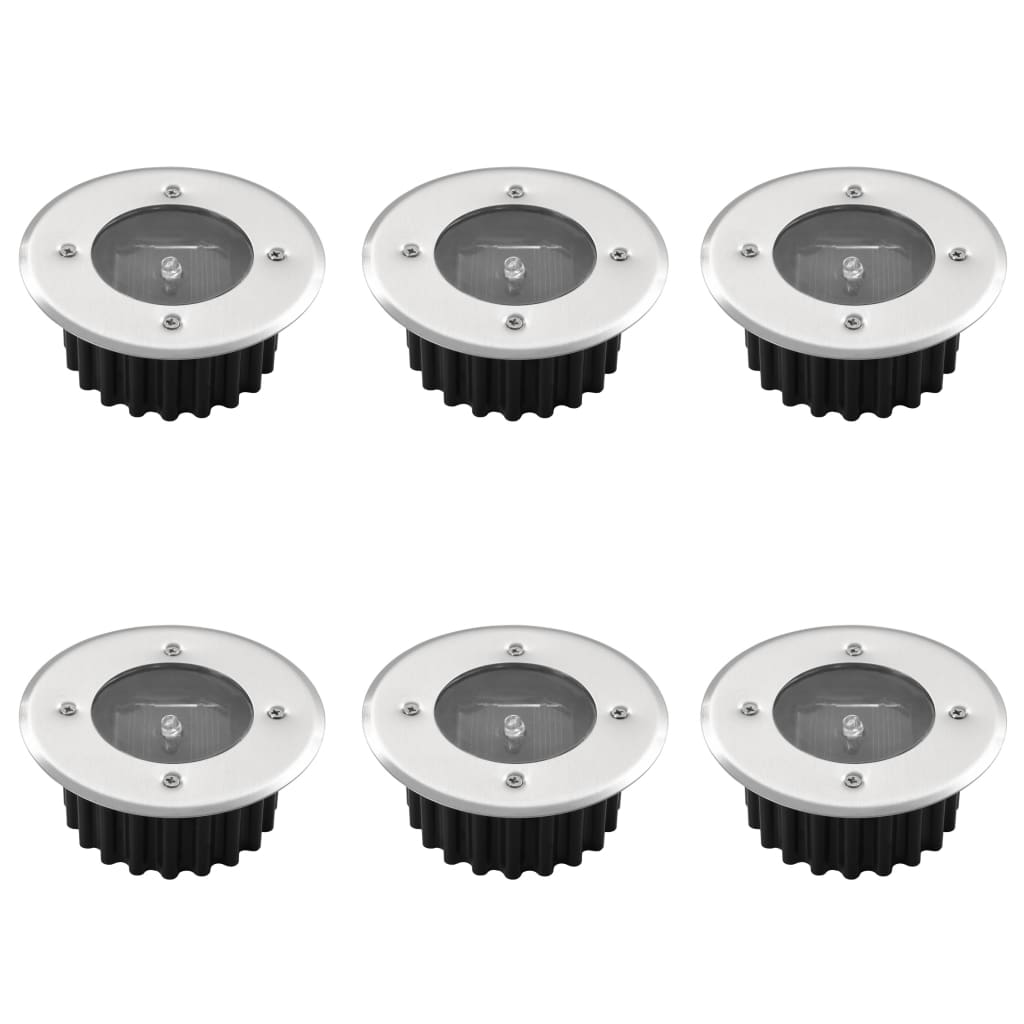 Vidaxl Ground Spot Solar 6 St. Runde