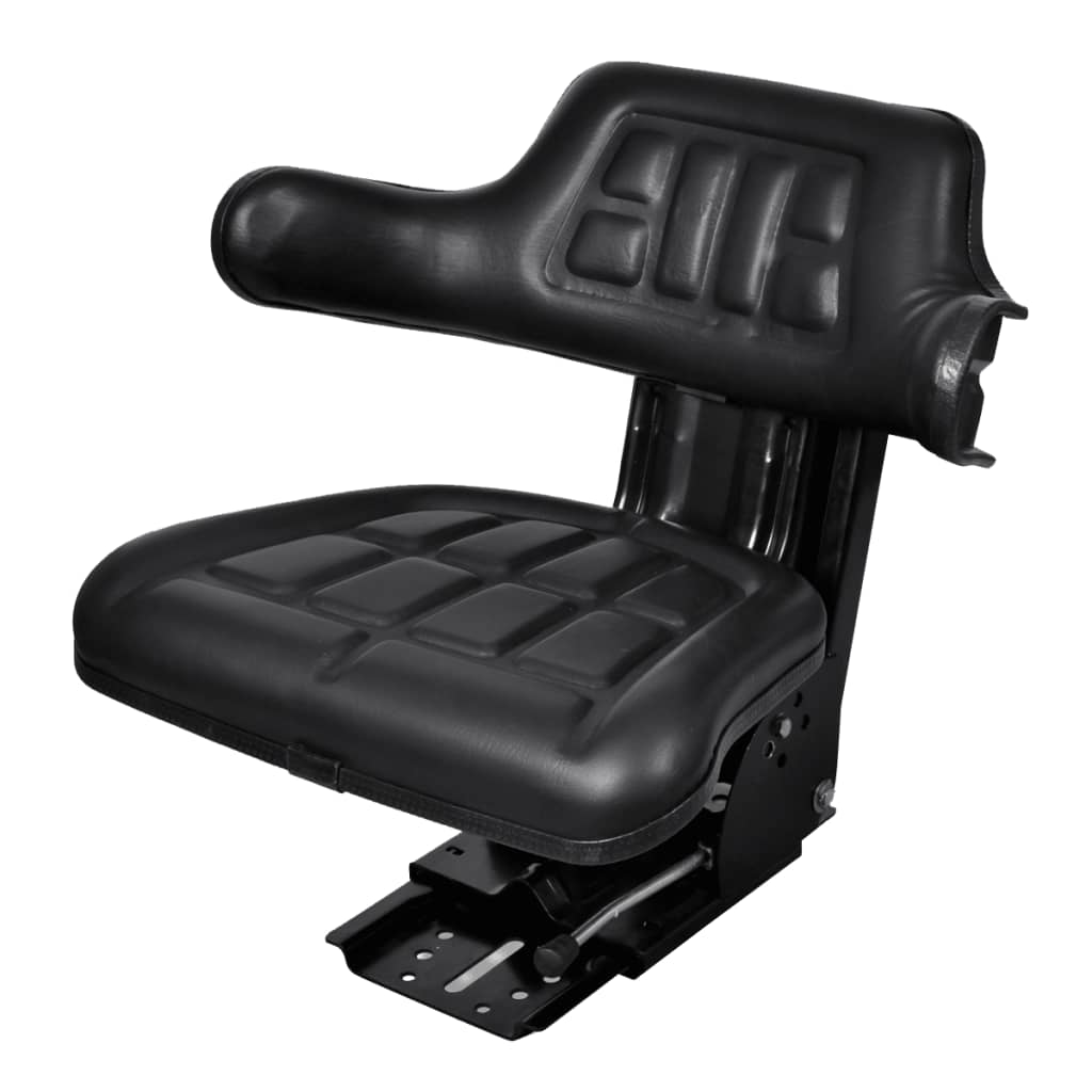 Vidaxl -Traktorstuhl mit schwarzer Suspension