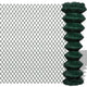 Vidaxl -Netzzaun 1,5x15 m Stahlgrün