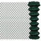 Vidaxl Maschendrahtzaun 1,25x25 m Stahl