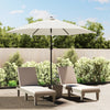 Vidaxl -Parasol mit Stahlpol 3 m Sandweiß
