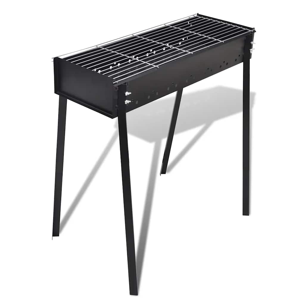 Vidaxl Charcoal Grill stehend Quadrat 75x28 cm