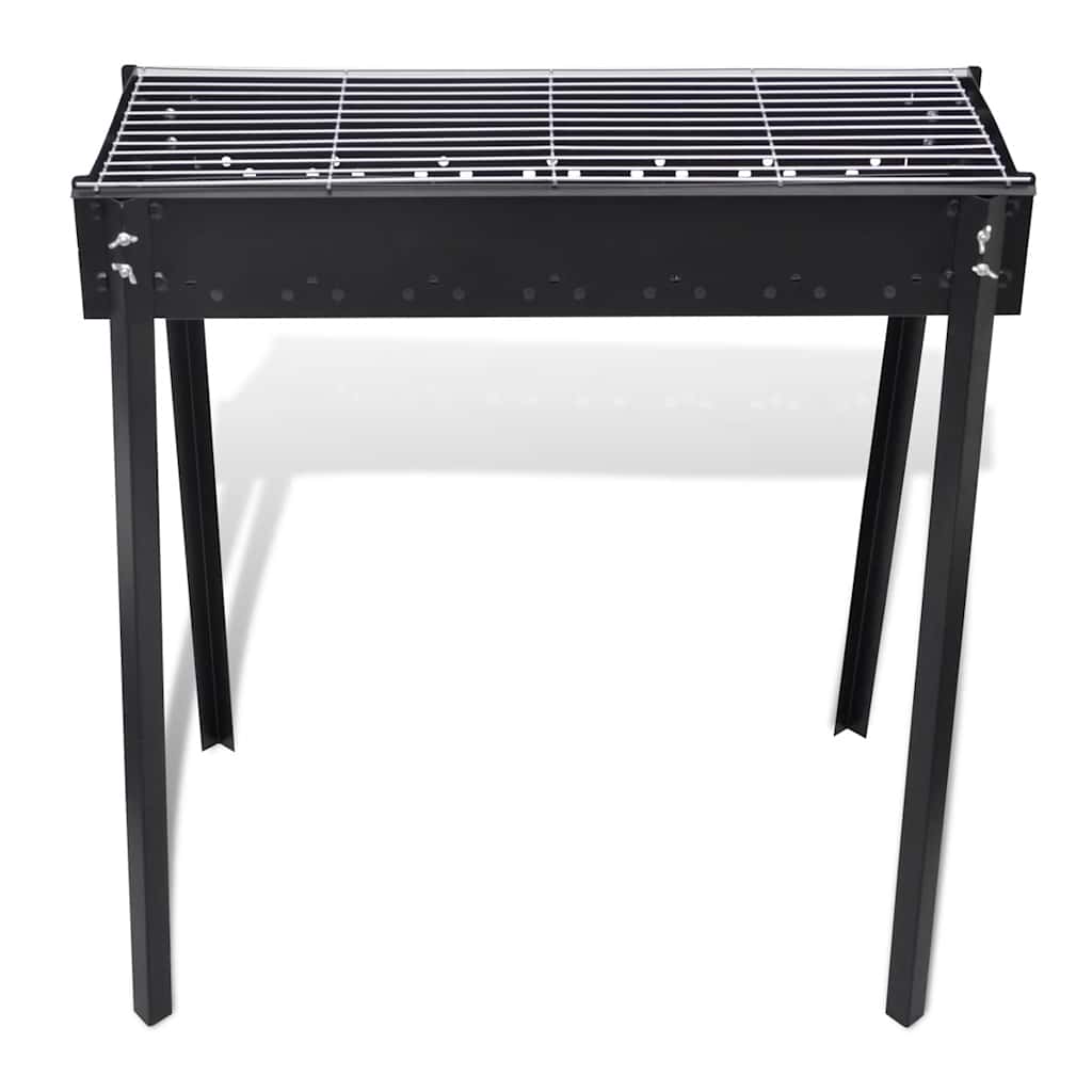 Vidaxl Charcoal Grill stehend Quadrat 75x28 cm