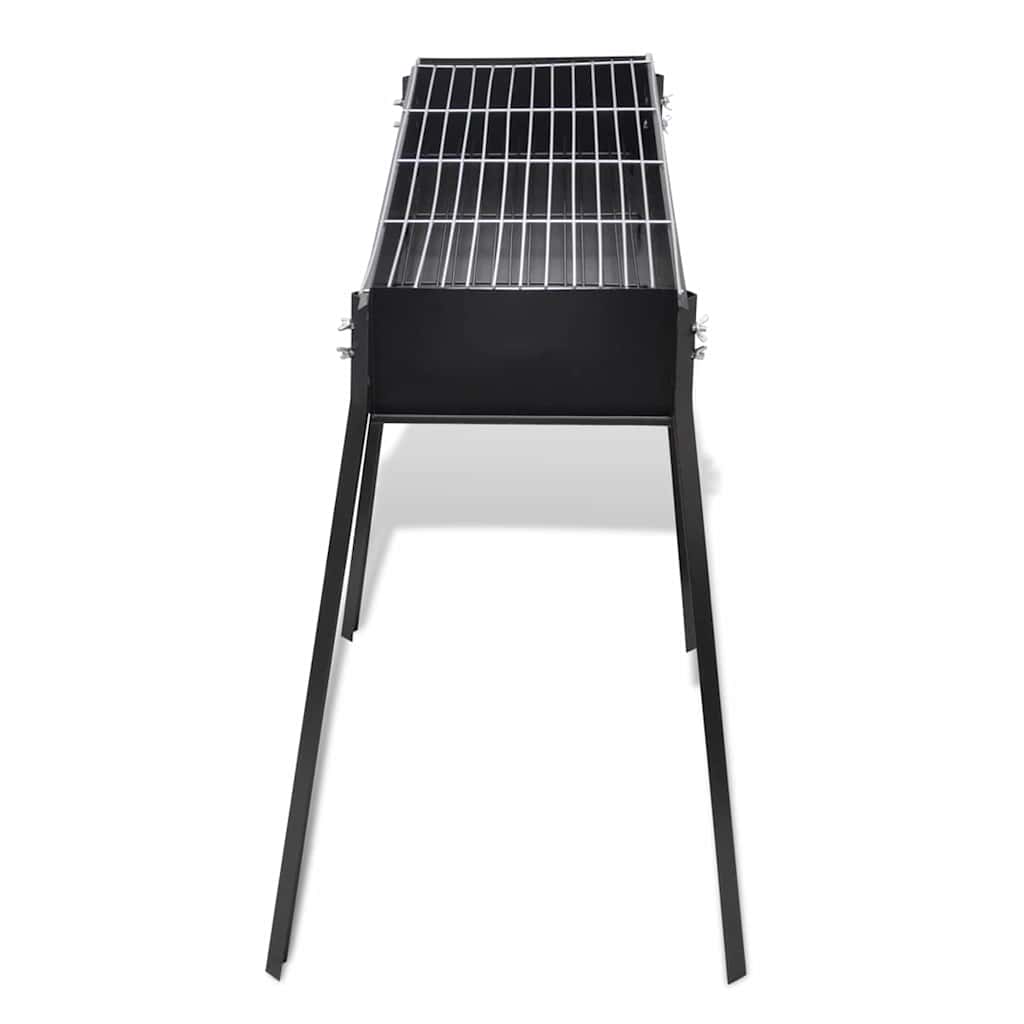 Vidaxl Charcoal Grill stehend Quadrat 75x28 cm