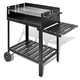 VidaXL Holzkohlegrill Kota 2 Räder