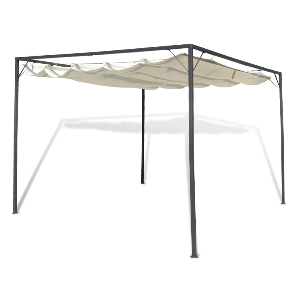 Vidaxl Gartenpavillon mit einziehbarem Dach