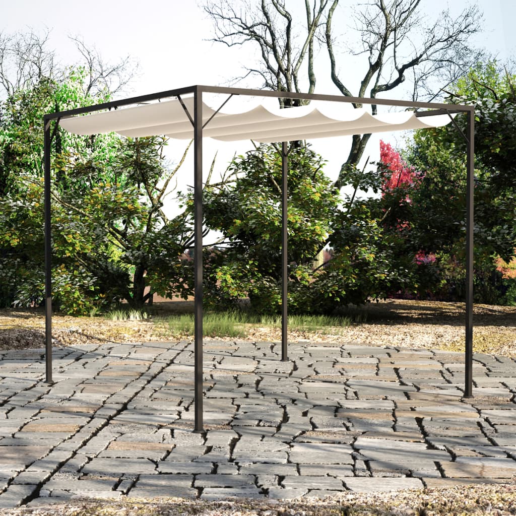 Vidaxl Gartenpavillon mit einziehbarem Dach