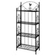 Vidaxl Plant Rack quadratisch schwarz