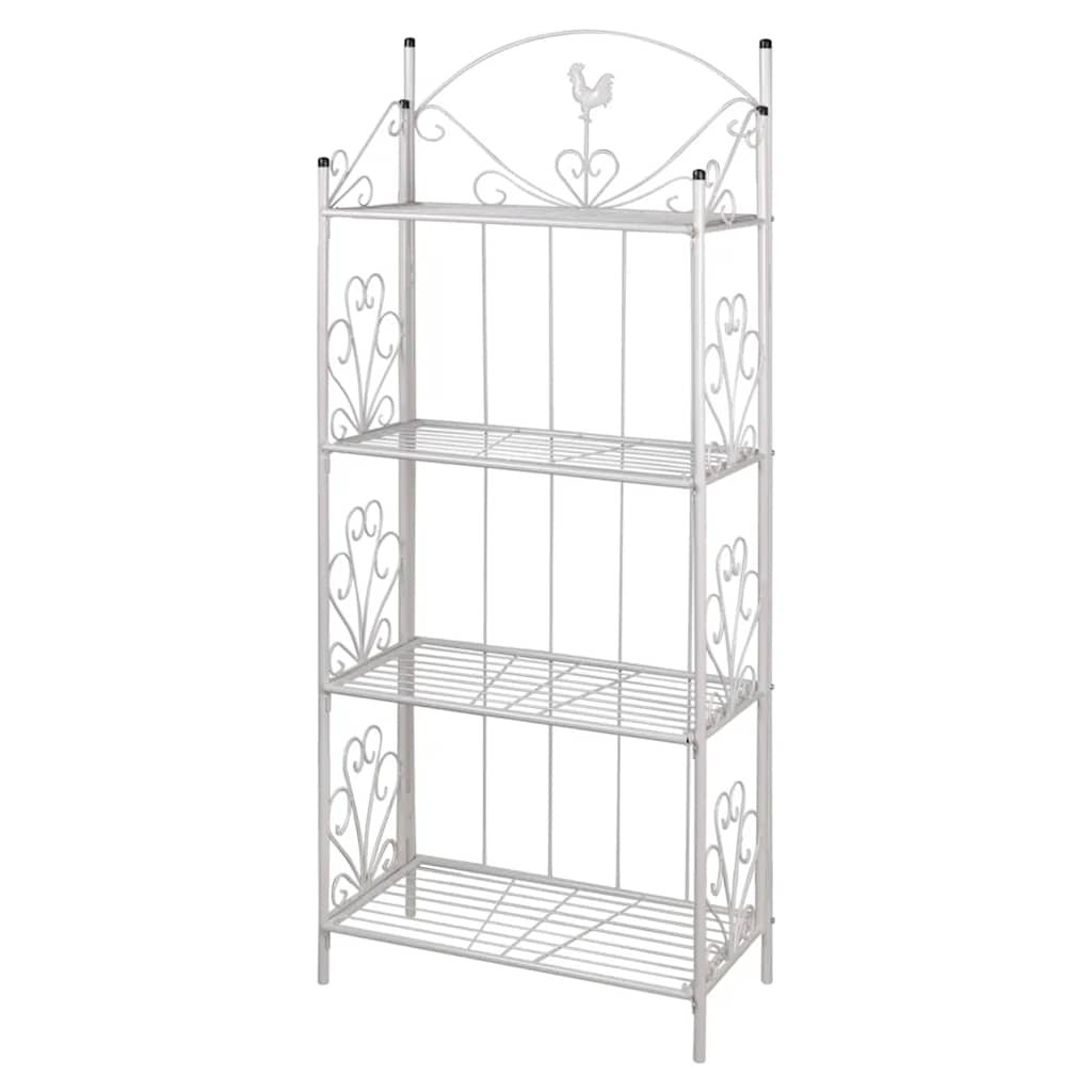 Vidaxl Square Plant Rack Maria (weiß)