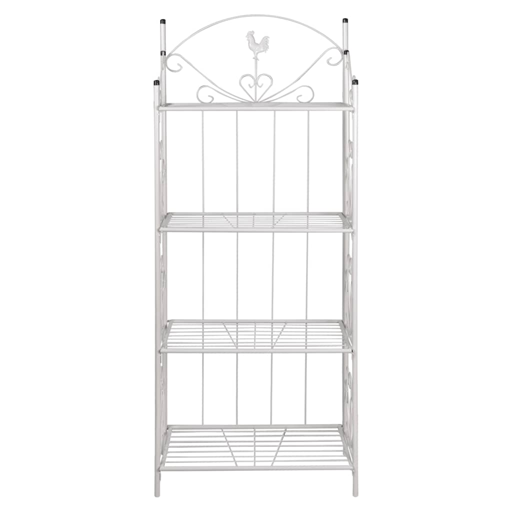 Vidaxl Square Plant Rack Maria (weiß)