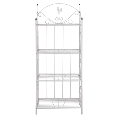 Vidaxl Square Plant Rack Maria (weiß)
