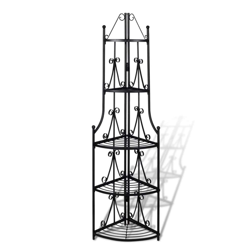 Vidaxl Hushy Plant Rack Romy (schwarz)