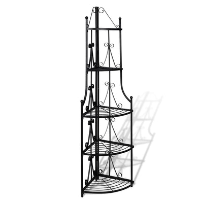 Vidaxl Hushy Plant Rack Romy (schwarz)
