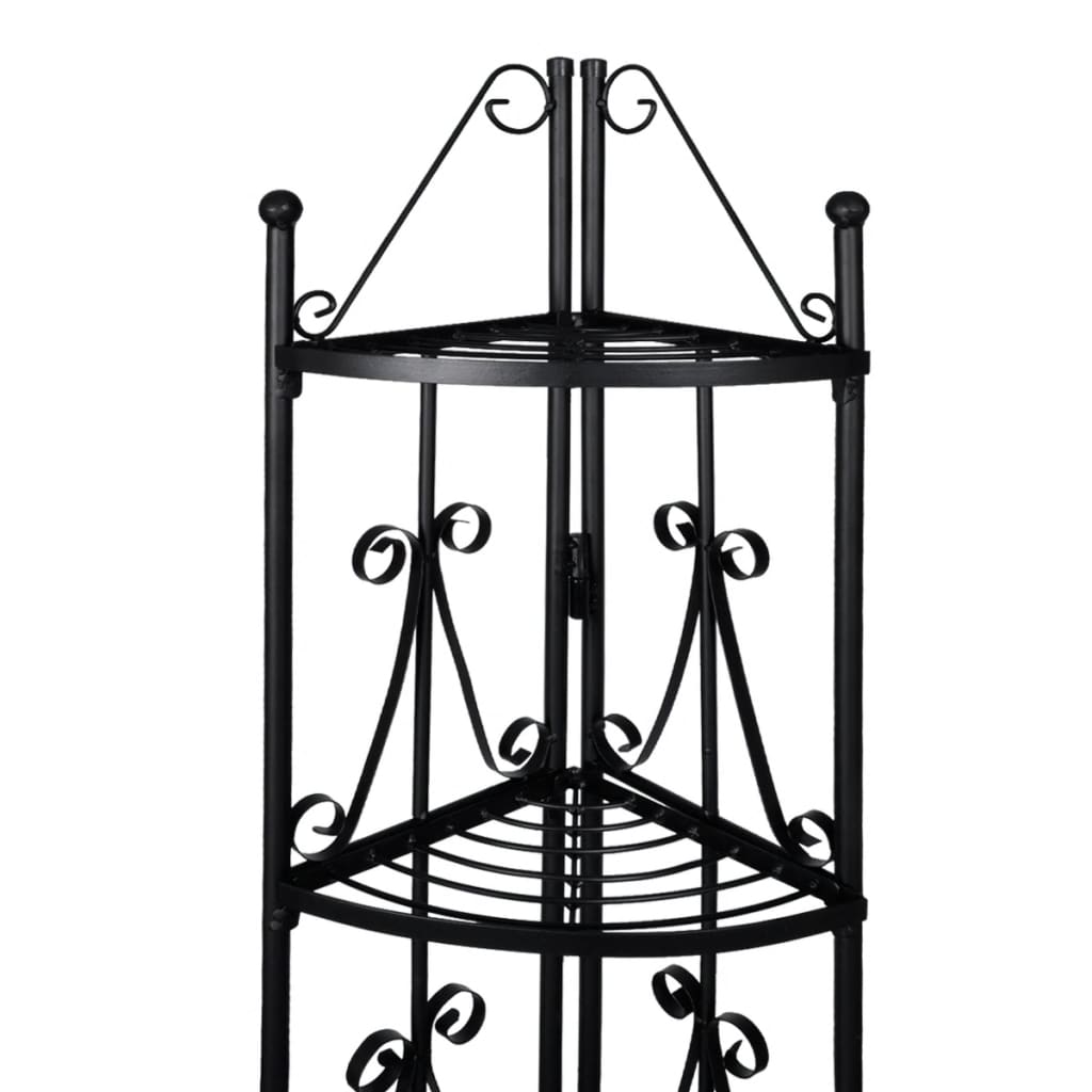 Vidaxl Hushy Plant Rack Romy (schwarz)