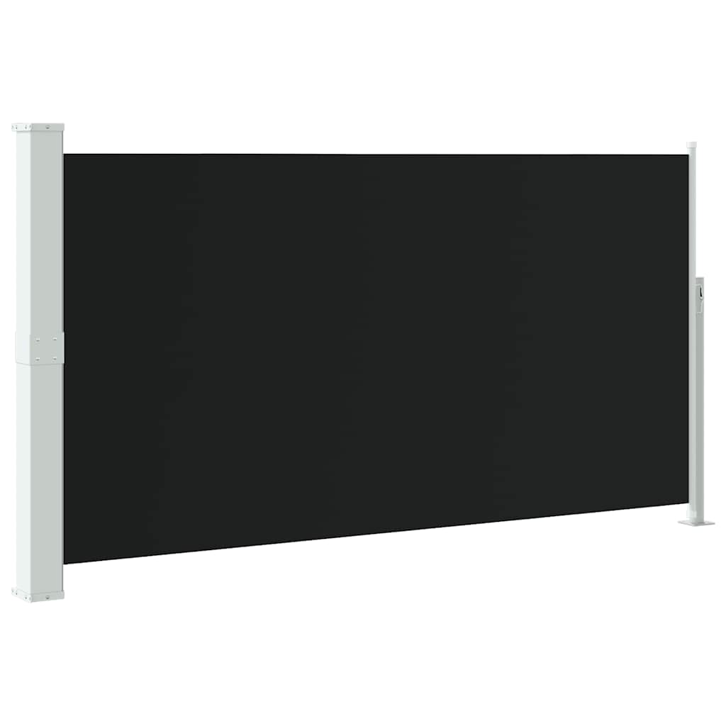 Vidaxl Wind Sonnenschutzmittel ausziehbar 160 x 300 cm schwarz