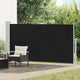 Vidaxl Wind Sonnenschutzmittel ausziehbar 160 x 300 cm schwarz
