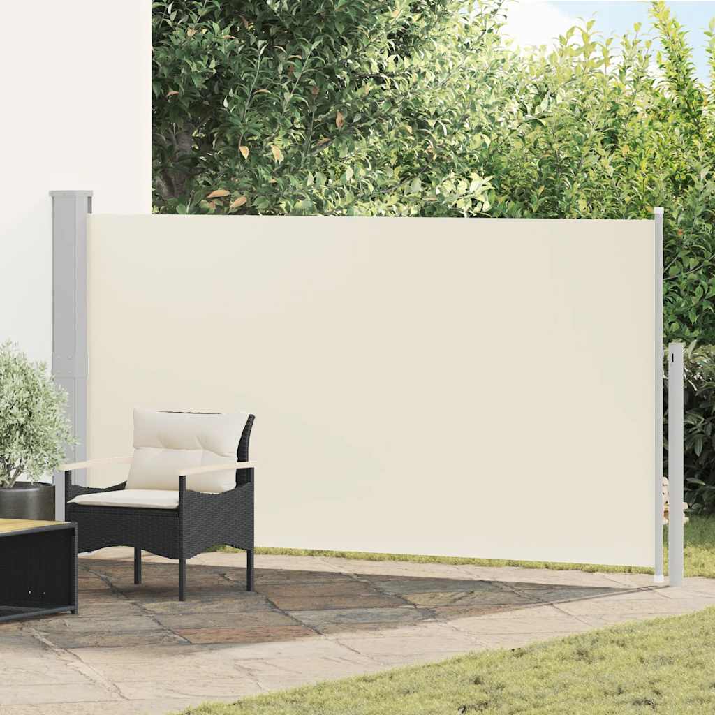 Vidaxl Wind Sonnenschutzmittel ausziehbar 160 x 300 cm cremefarben