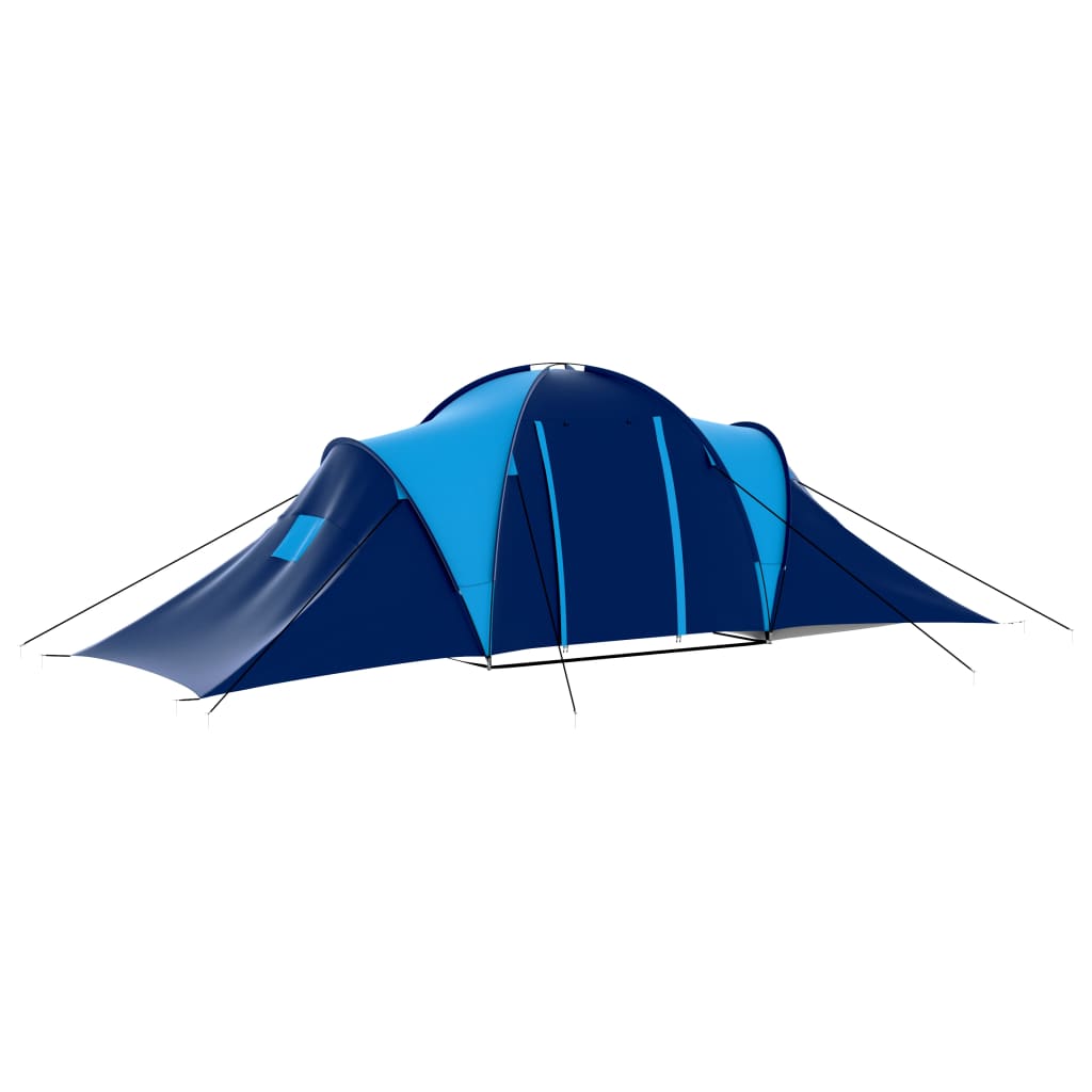 VidaXL Zelt 9-Personen dunkelblau und blau