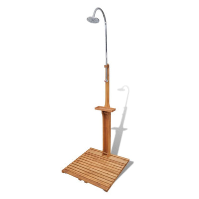 Vidaxl Holz Tuindouche