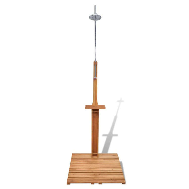 Vidaxl Holz Tuindouche