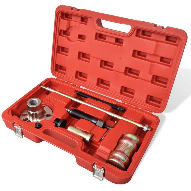 Vidaxl Hydraulikrad -Hub -Hub -Abzieher mit Hammerset 10 Tonnen