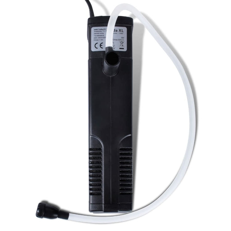 Vidaxl Aquariumfilterpumpe mit aktivem Kohlenstoff 600 l u u u