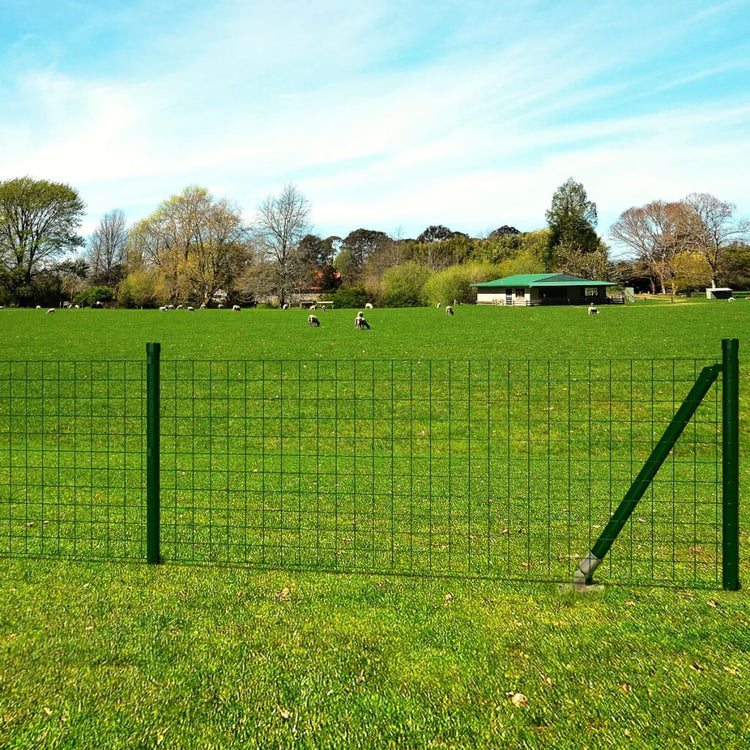 Vidaxl HEK 10x1,5 m Stahlgrün