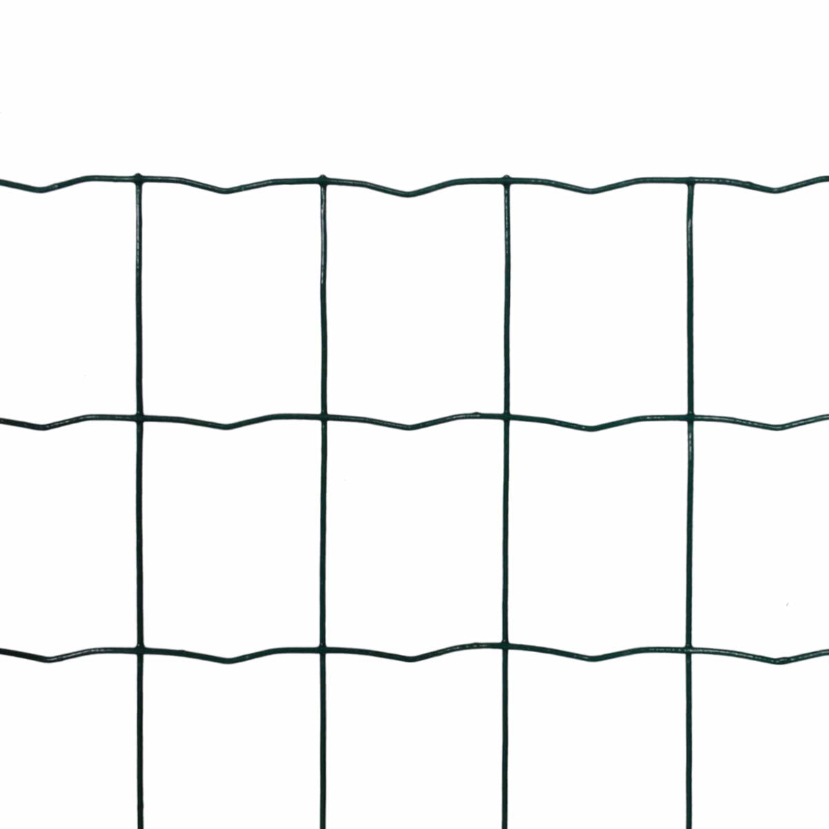 Vidaxx Eurozaun grün 1000 x 180 cm PVC-beschichtetes Eisen