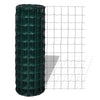 Vidaxx Eurozaun grün 1000 x 180 cm PVC-beschichtetes Eisen