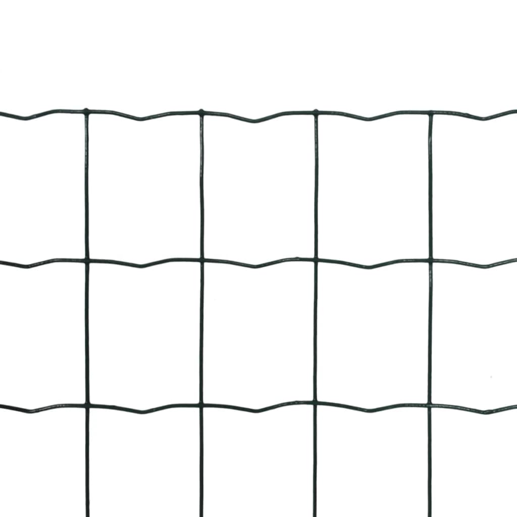 Vidaxl HEK 25x1,2 m Stahlgrün