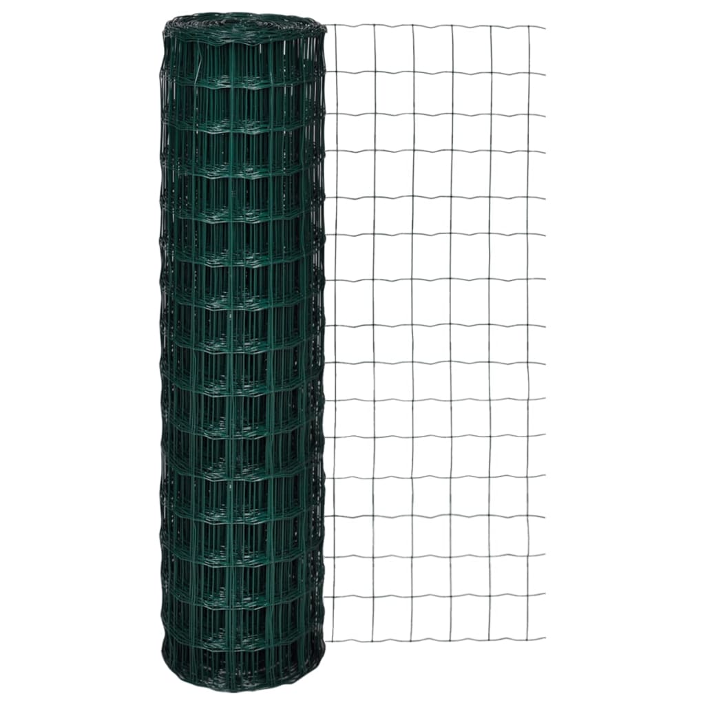 Vidaxl HEK 25x1,5 m Stahlgrün