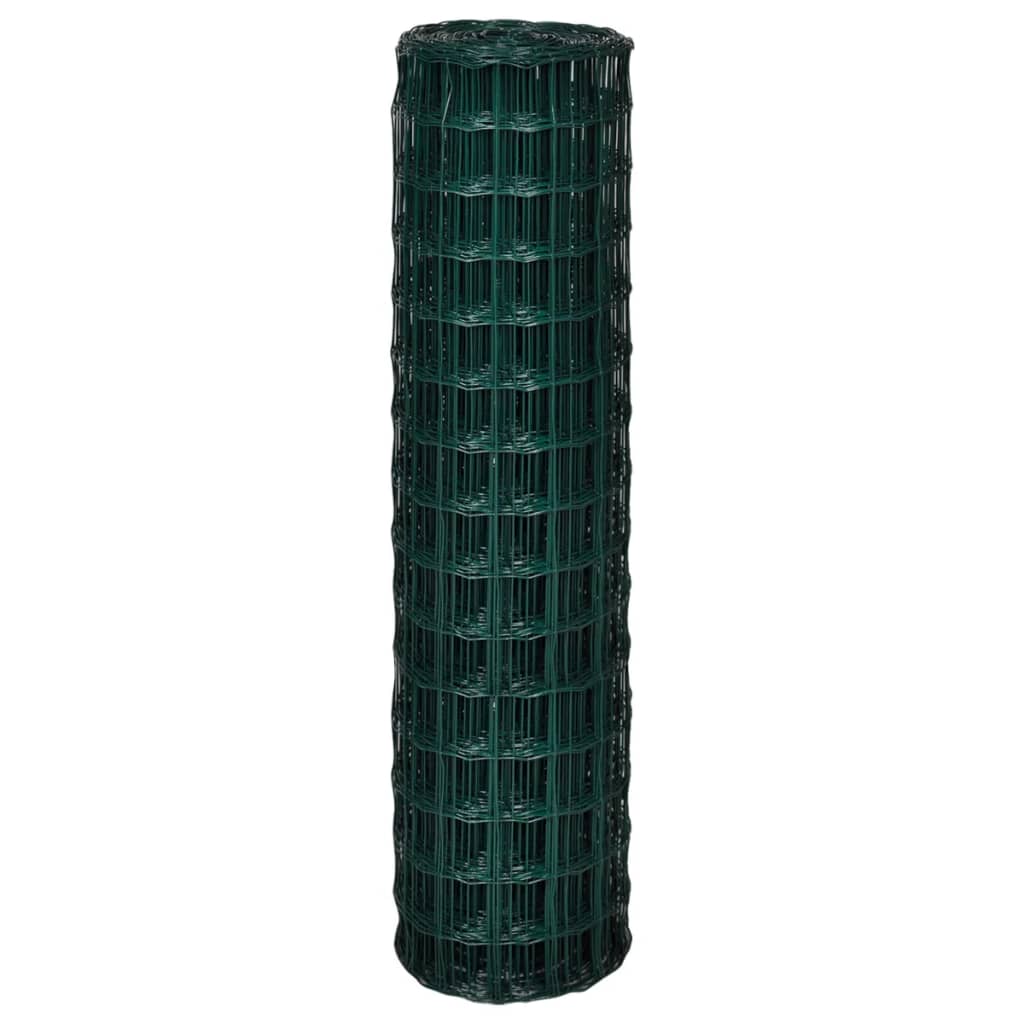 Vidaxl HEK 25x1,5 m Stahlgrün