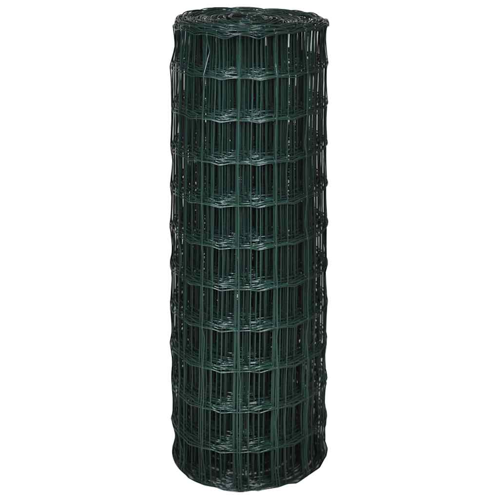 Vidaxl HEK 25x0,8 m Stahlgrün