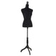 Vidaxl Estalage Doll Torso Frau schwarz