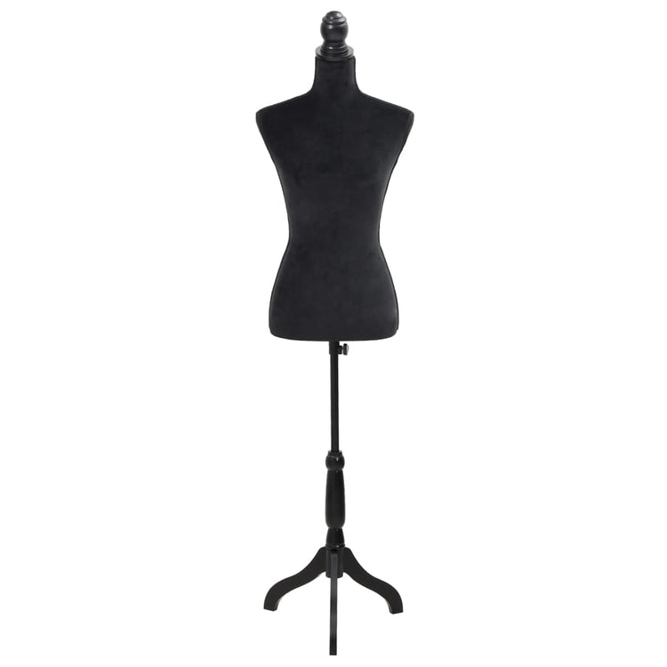 Vidaxl Estalage Doll Torso Frau schwarz