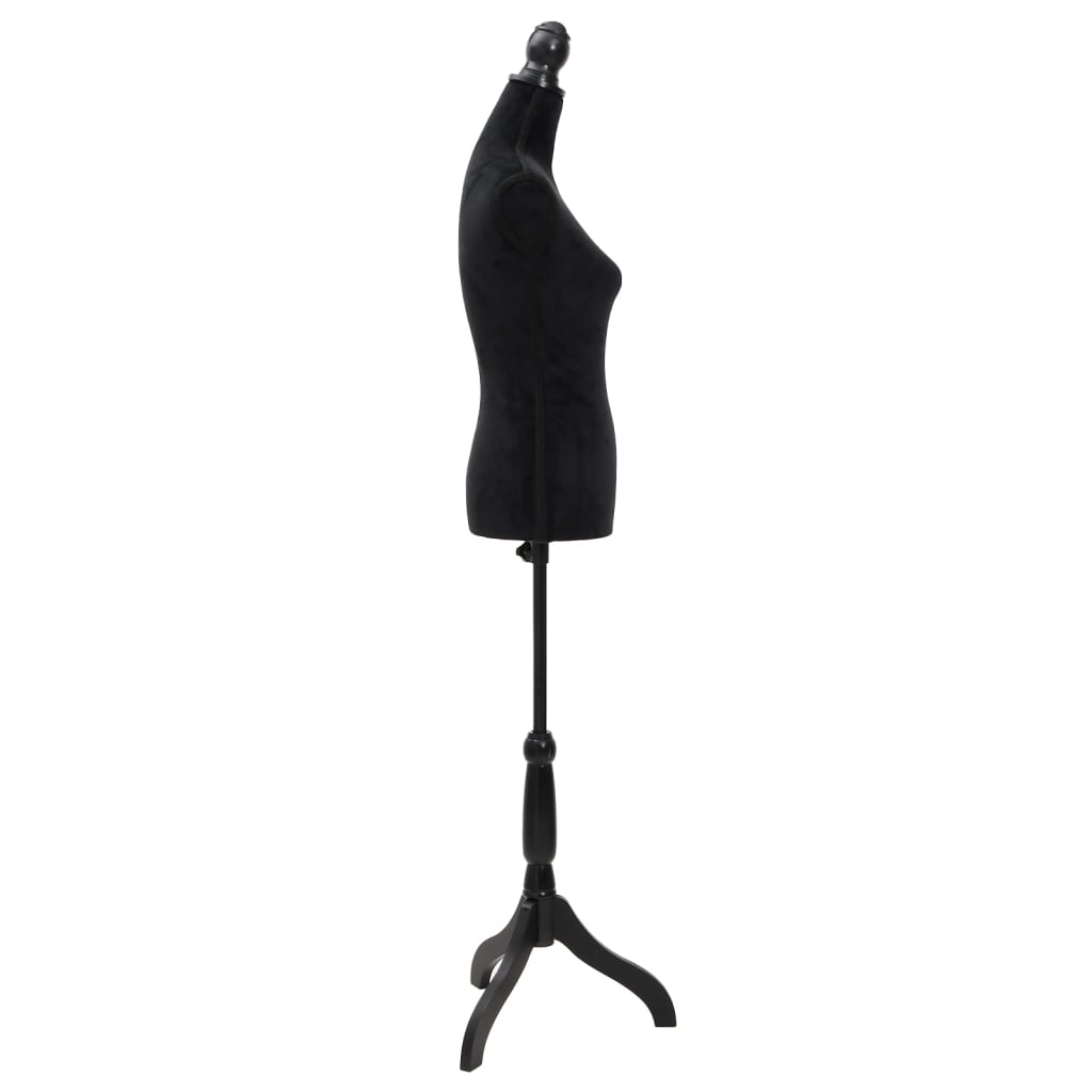 Vidaxl Estalage Doll Torso Frau schwarz