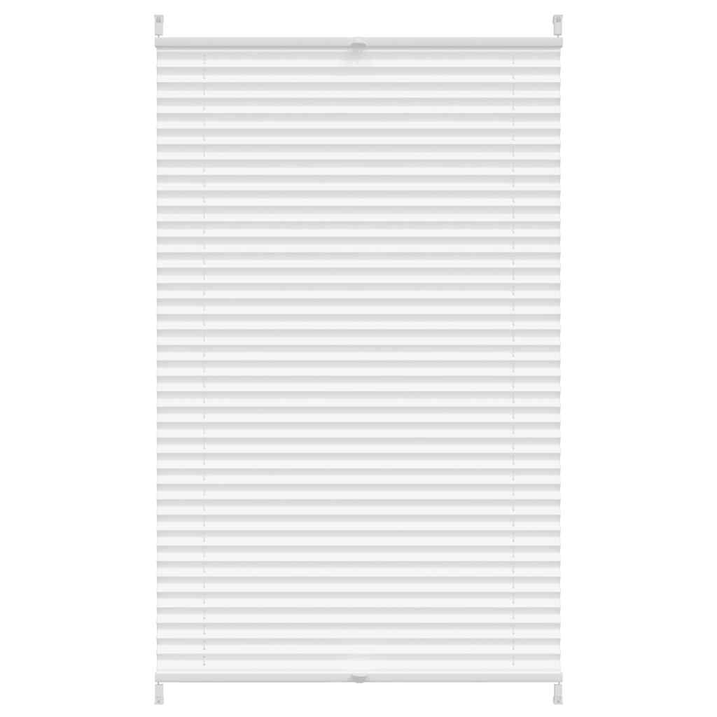 Vidaxl Plisséjalind 80x125 cm Weiß