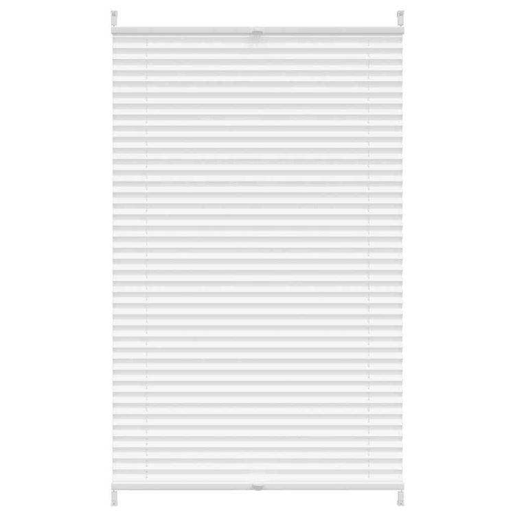 Vidaxl Plisséjalind 80x125 cm Weiß